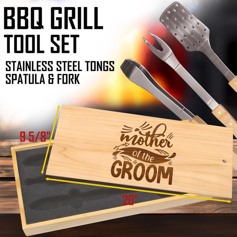 Set para Parrilla con 3 Piezas Acero Inoxidable miniatura 3
