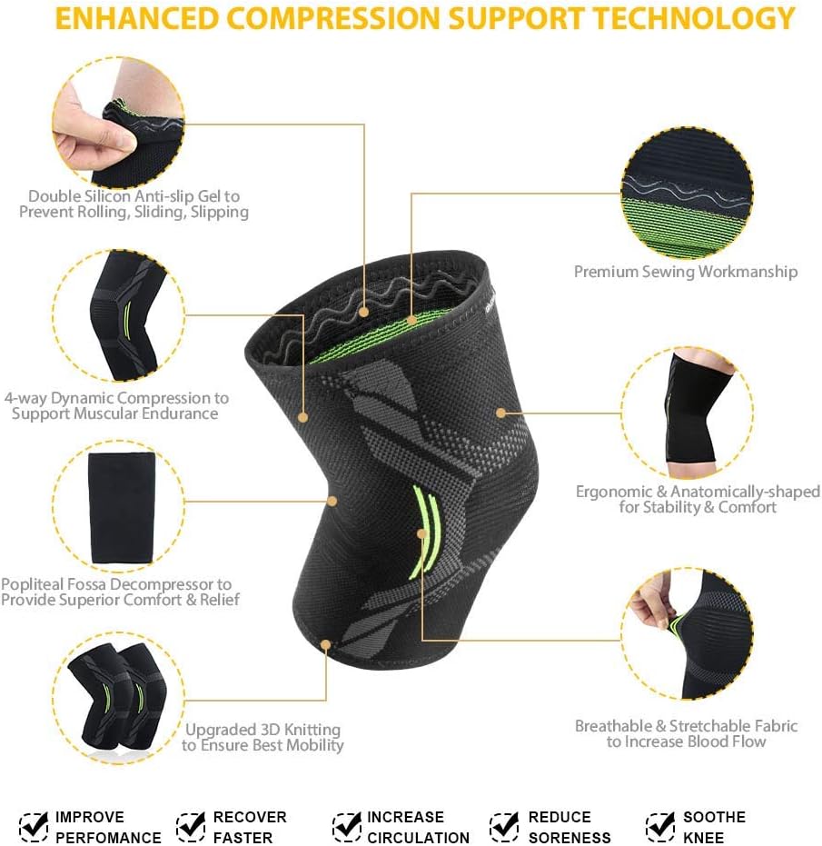 Black Friday - 40% OFF GIVERARE 2 Pack Knee Brace, Professional Knee Sleeve, Premium Knee Compression Sleeve, Knee Support for Men&Women Meniscus Tear, Arthritis, Joint Pain Relief, Hiking, Running, Weightlifting, Workout-S 70% Off Discount GIVERARE 2 Pack Knee Brace, Professional Knee Sleeve, Premium Knee Compression Sleeve, Knee Support for Men&Women Meniscus Tear, Arthritis, Joint Pain Relief, Hiking, Running, Weightlifting, Workout-S