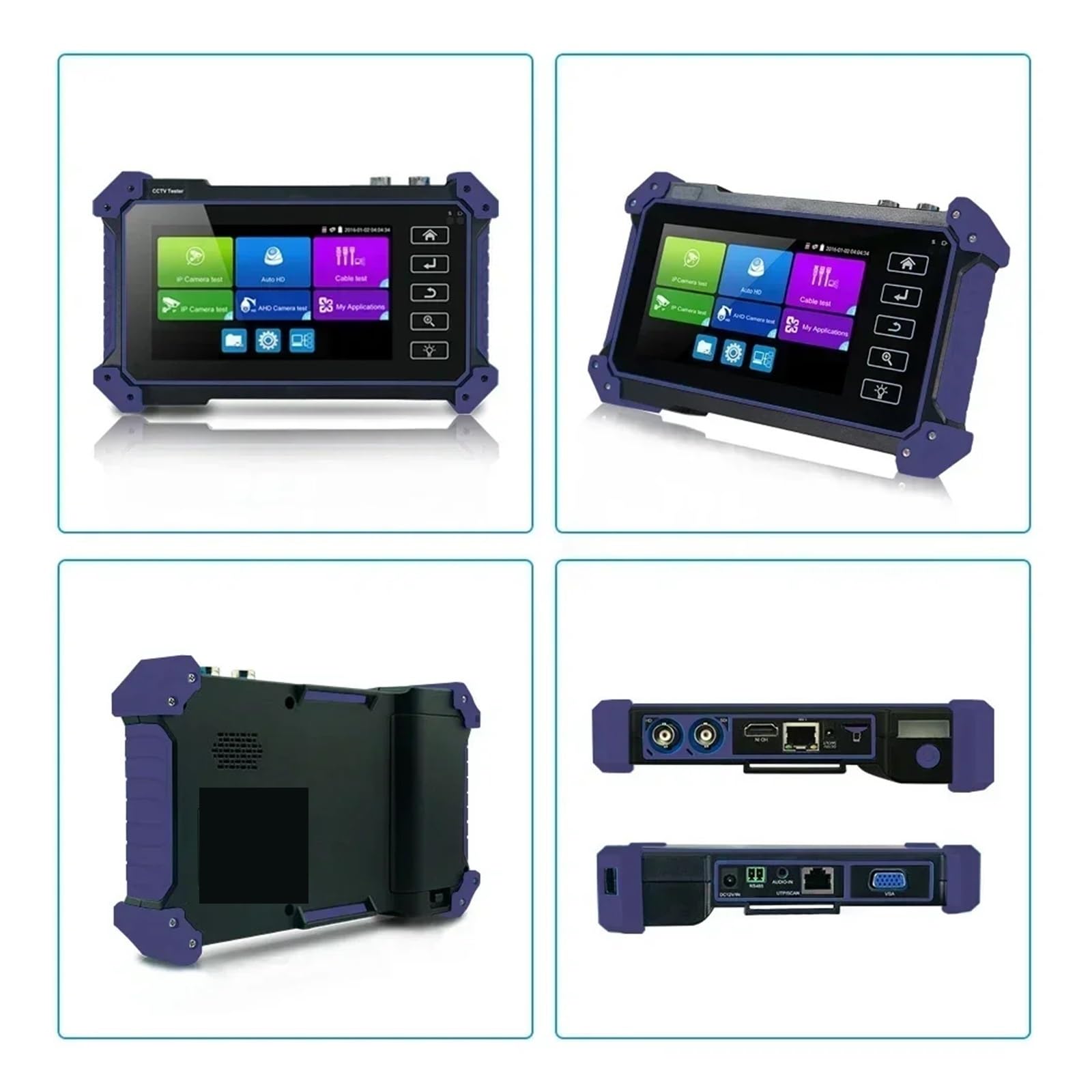 CCTV Tester, Tester IPC CCTV AHD CVI TVI SDI Test Telecamera IP 4K Tracciante Cavo Ingresso HDMI PTZ VGA