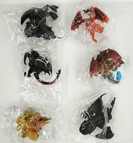 Toysvill TOYSVILL-DR-12.2 Dragon Httyd (Set Of 12 Pcs) / Light Fury, Night Fury (Toothless), Action Figures, Cake Toppers Figurines, Toys Gift Figure Toy thumb #5