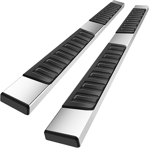 Estribos de 6 pulgadas compatibles con Ford F250 F350 F450 F550 Superduty Super Cab 1999-2016. Barras Nerf, escalones laterales, deslizadores de