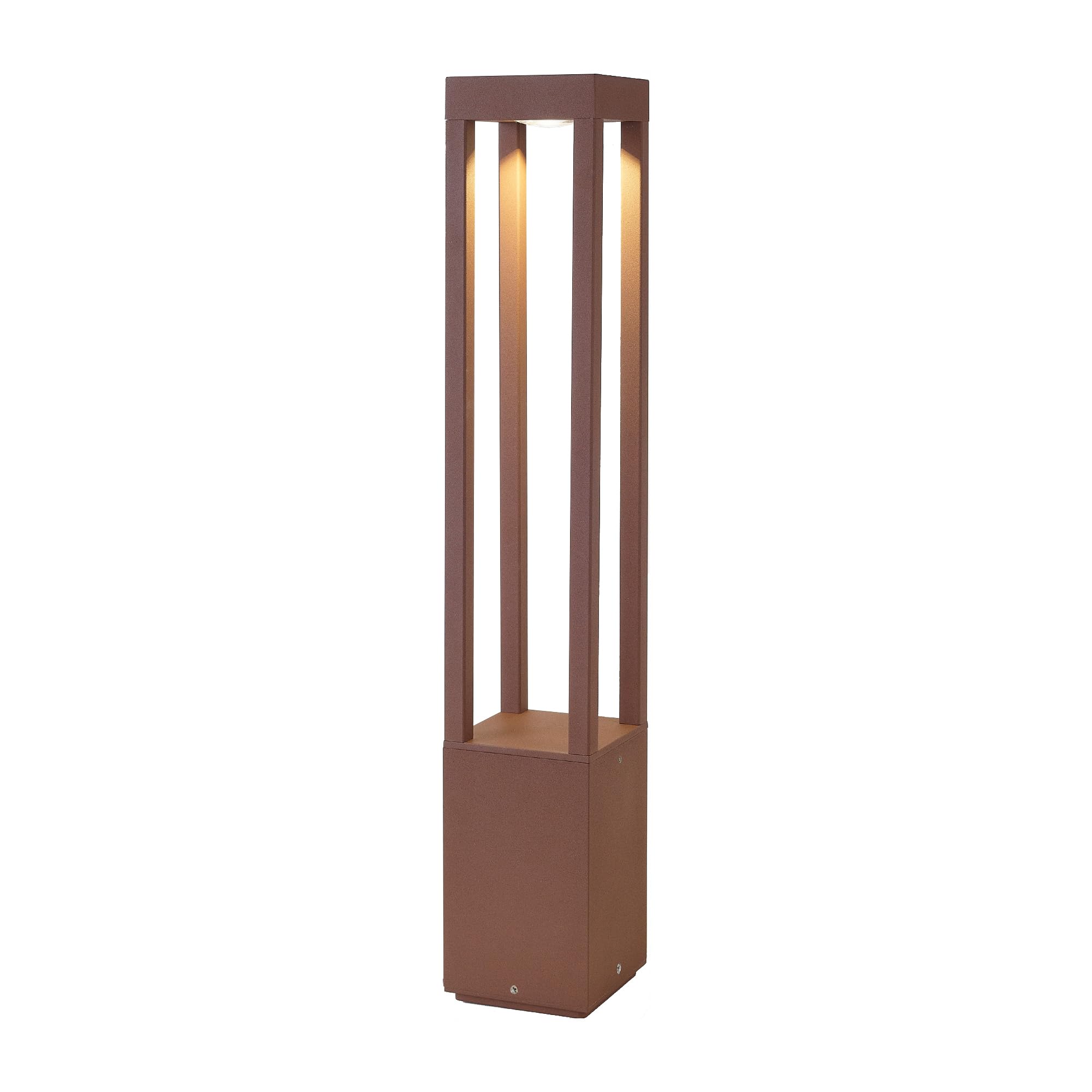 Borne extérieure Faro AGRA 65cm marron 2700K IP55 pour baliser vos allées