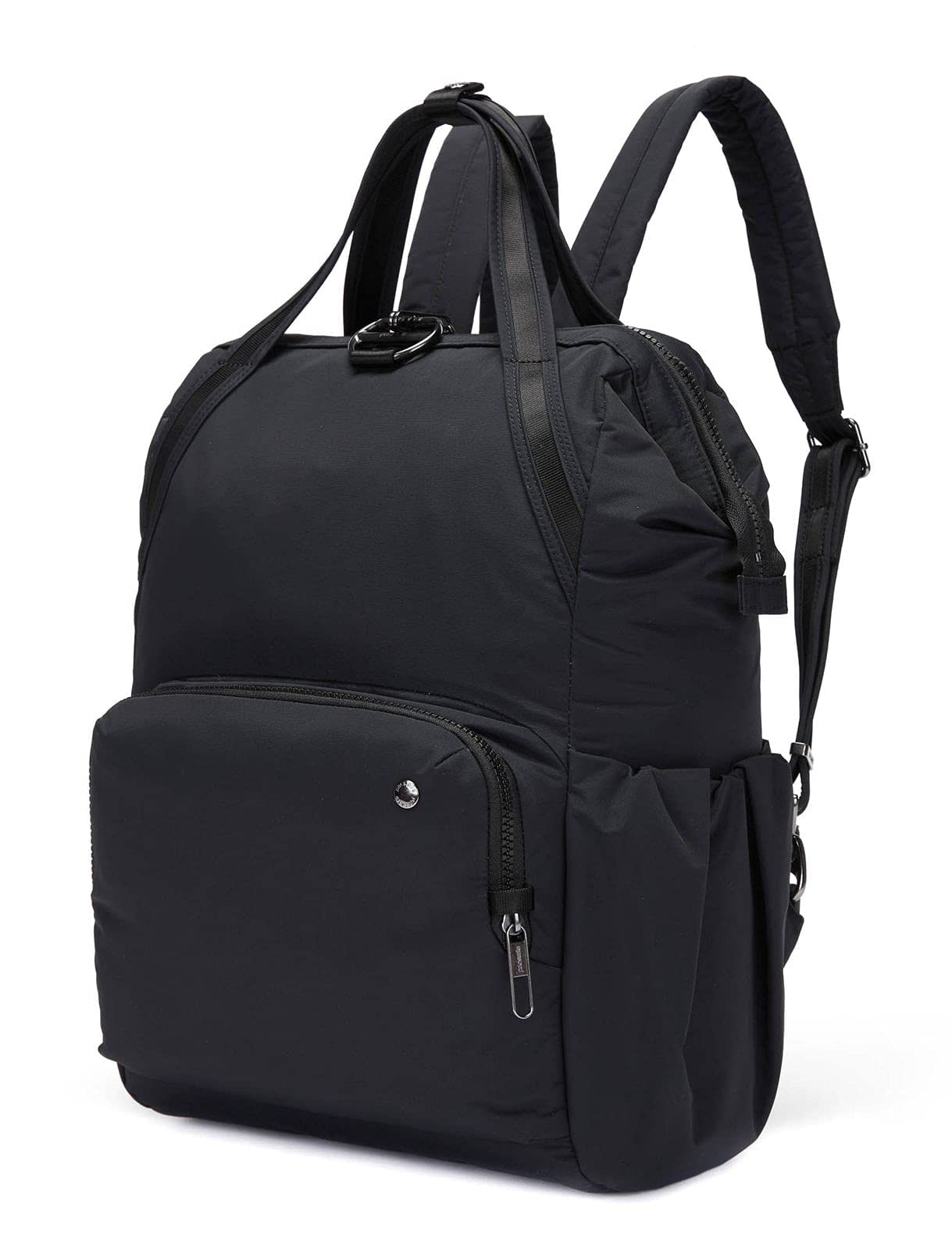 Pacsafe Citysafe CX ECONYL Black 2021 plecak outdoorowy, czarny, Rozmiar uniwersalny, nowoczesny