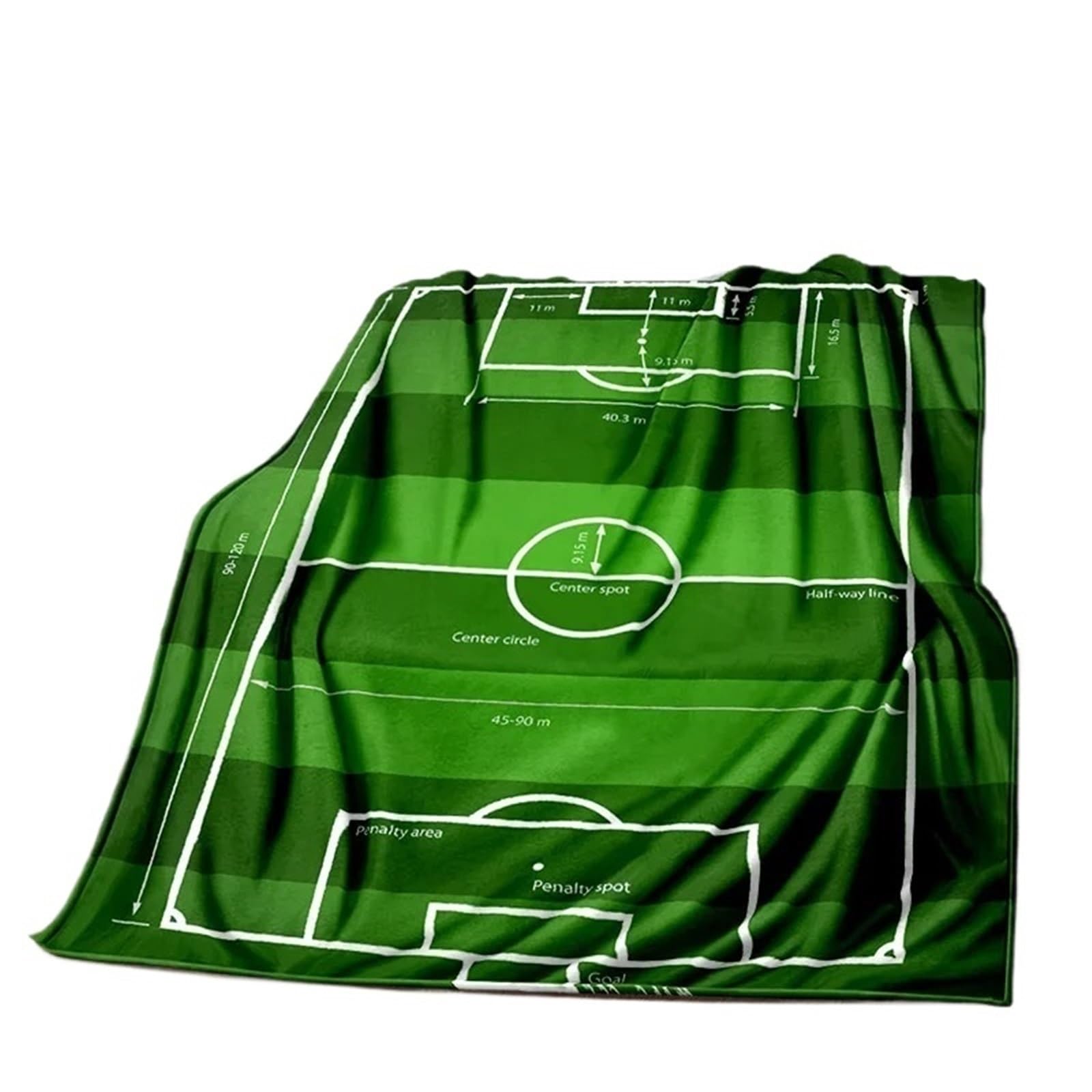 WSQHAO Football Field Soccer Sport Soft Blanket, Throw For Home Bedroom Bed Sofa Travel for Bed Couch(Color7)