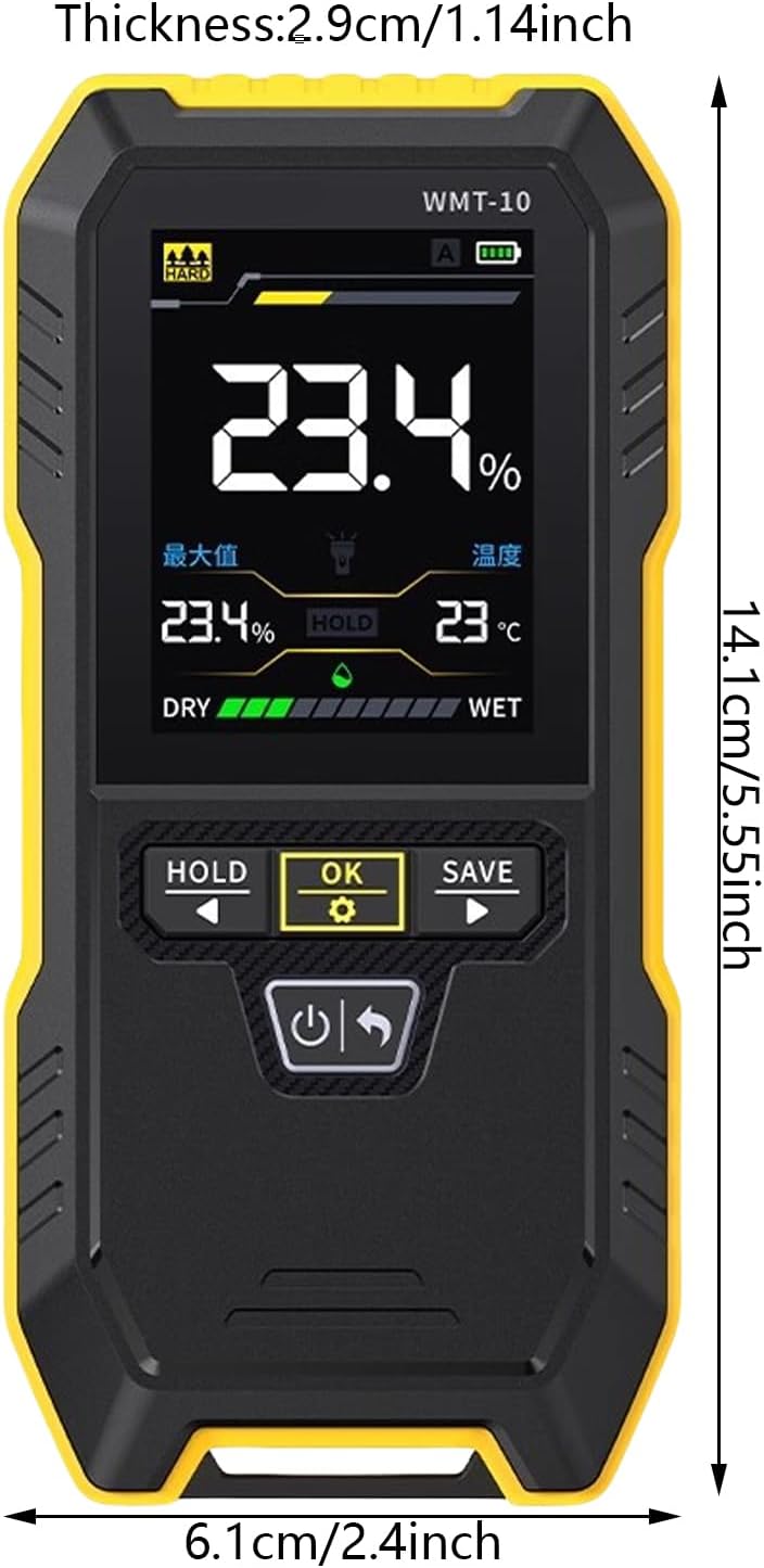 Ergonomic Wood Meter Measurement Tool Humidity Tester Analyzers Gauge With Quick Response For Immediate Result