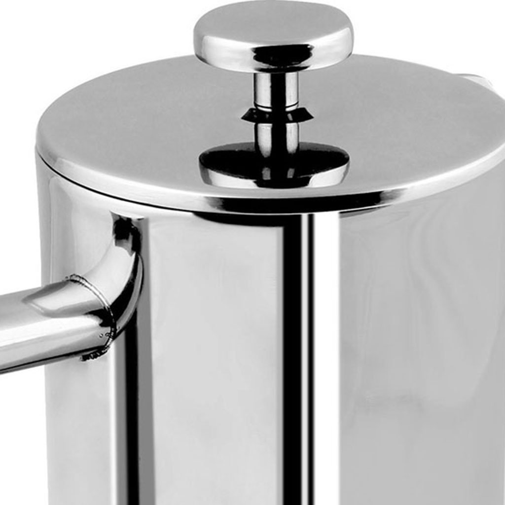 misppro Cafetera de prensa francesa, cafetera de prensa francesa, cafetera expreso, émbolo de acero inoxidable, aislada, 500 ml