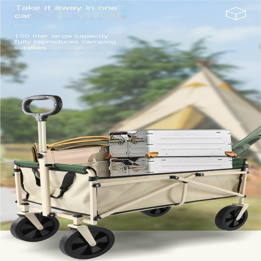 屋外用トロリー キャンピングカー アウトドア ベビーカー 折りたたみ式 キャンピングカー ピクニックカート 旅行用品 用品 ベビーカ