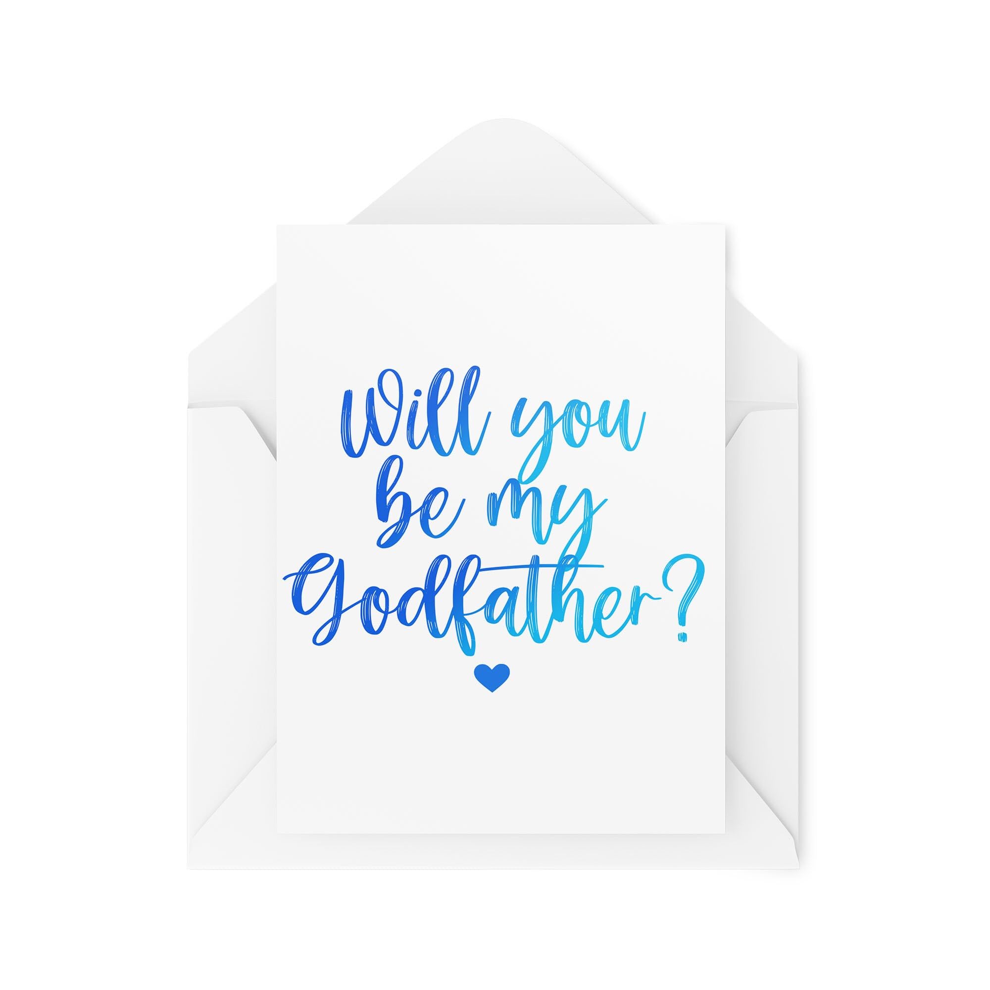 Godfather Cards - Will You Be My Godfather - Godparent Proposal Card - Be My Godparent - Christening Card - CBH2018