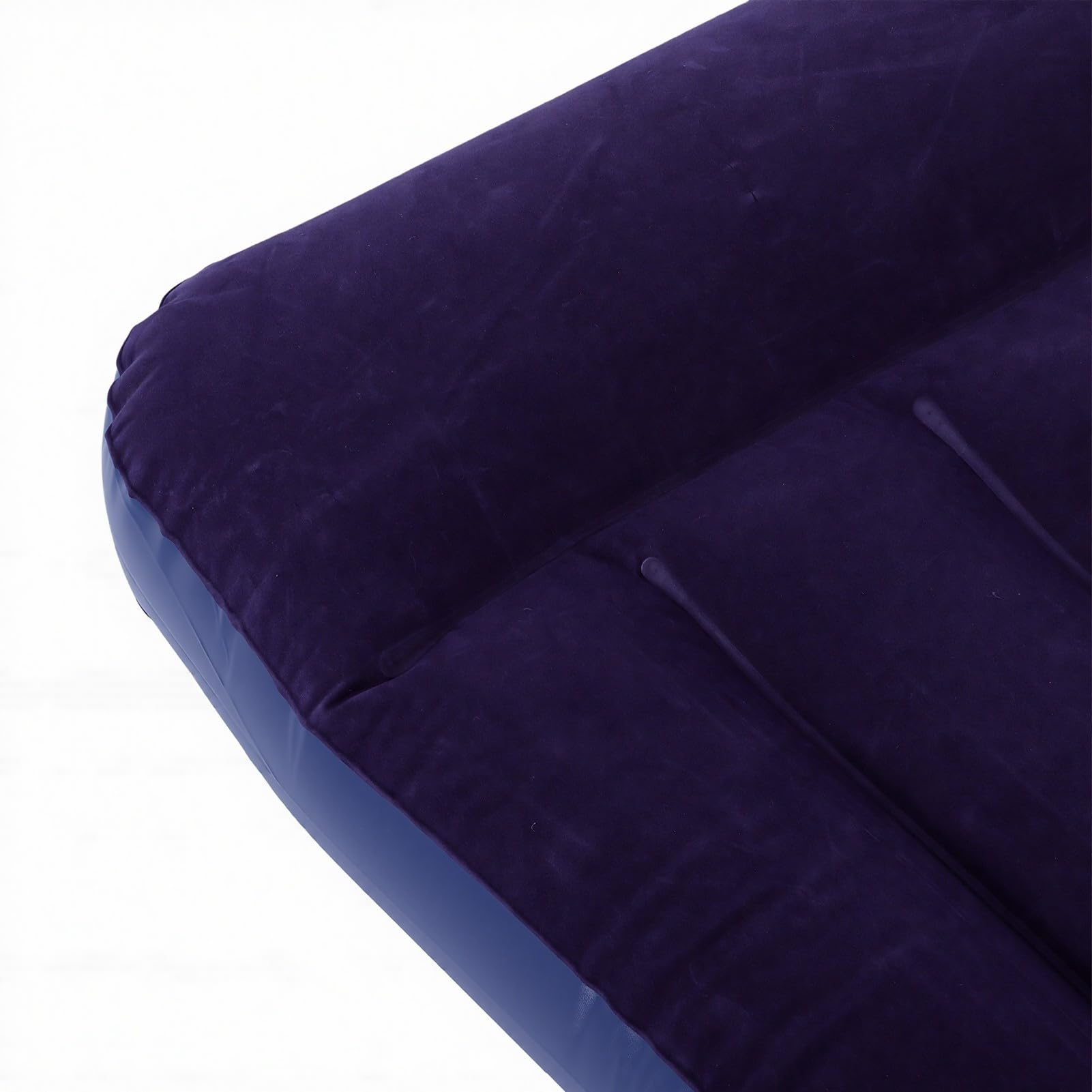 Ejoyous Aufblasbares Luftbett, PVC-Luftmatratze, 180 X 91 X 25 cm, mit Integriertem Kissen, Doppeltes Auslaufsicheres Ventil, Wasserdicht, Dicke Stütze für Camping, Reisen, Zuhause, Büro, Nickerchen