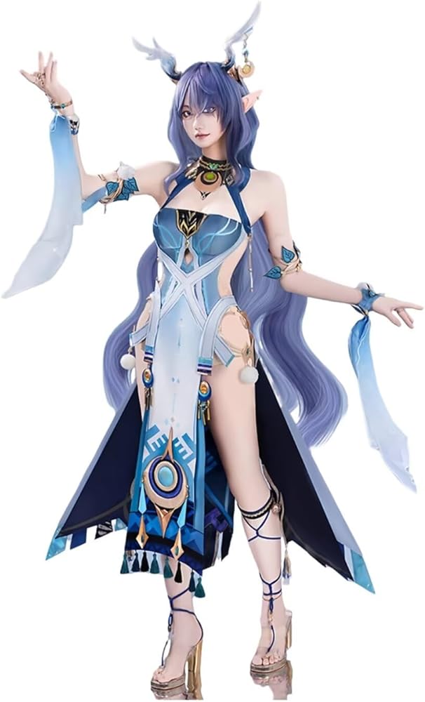 Amazon.co.jp: [DOKITOKI] ラウマ コスプレ 衣装 原神 ツノ