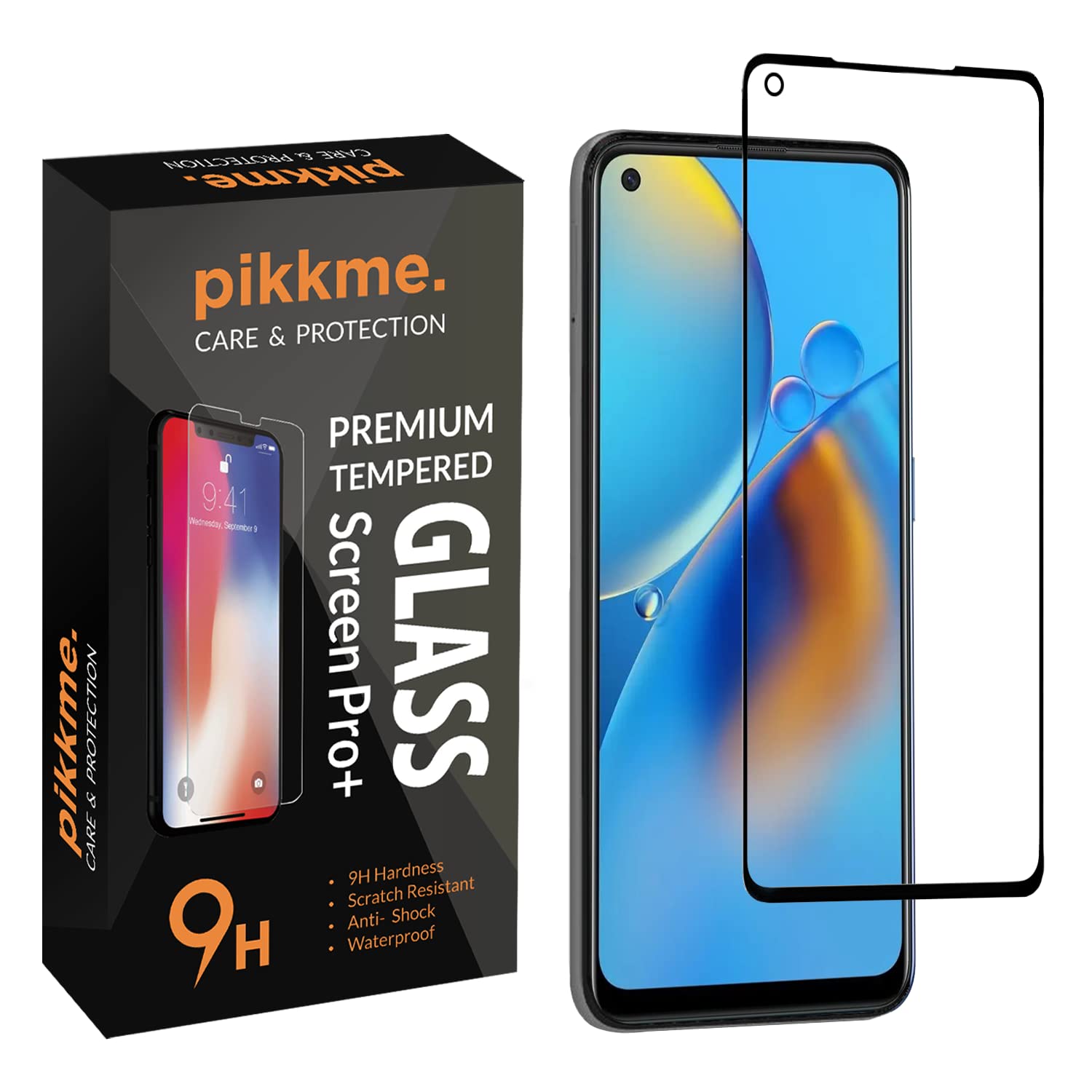 Pikkme Tempered Glass Screen Protector for Realme 8 5G / 8S 5G Edge to Edge Coverage with Easy Installation kit (B09RQ2XQY2) Amazon Price History, Amazon Price Tracker