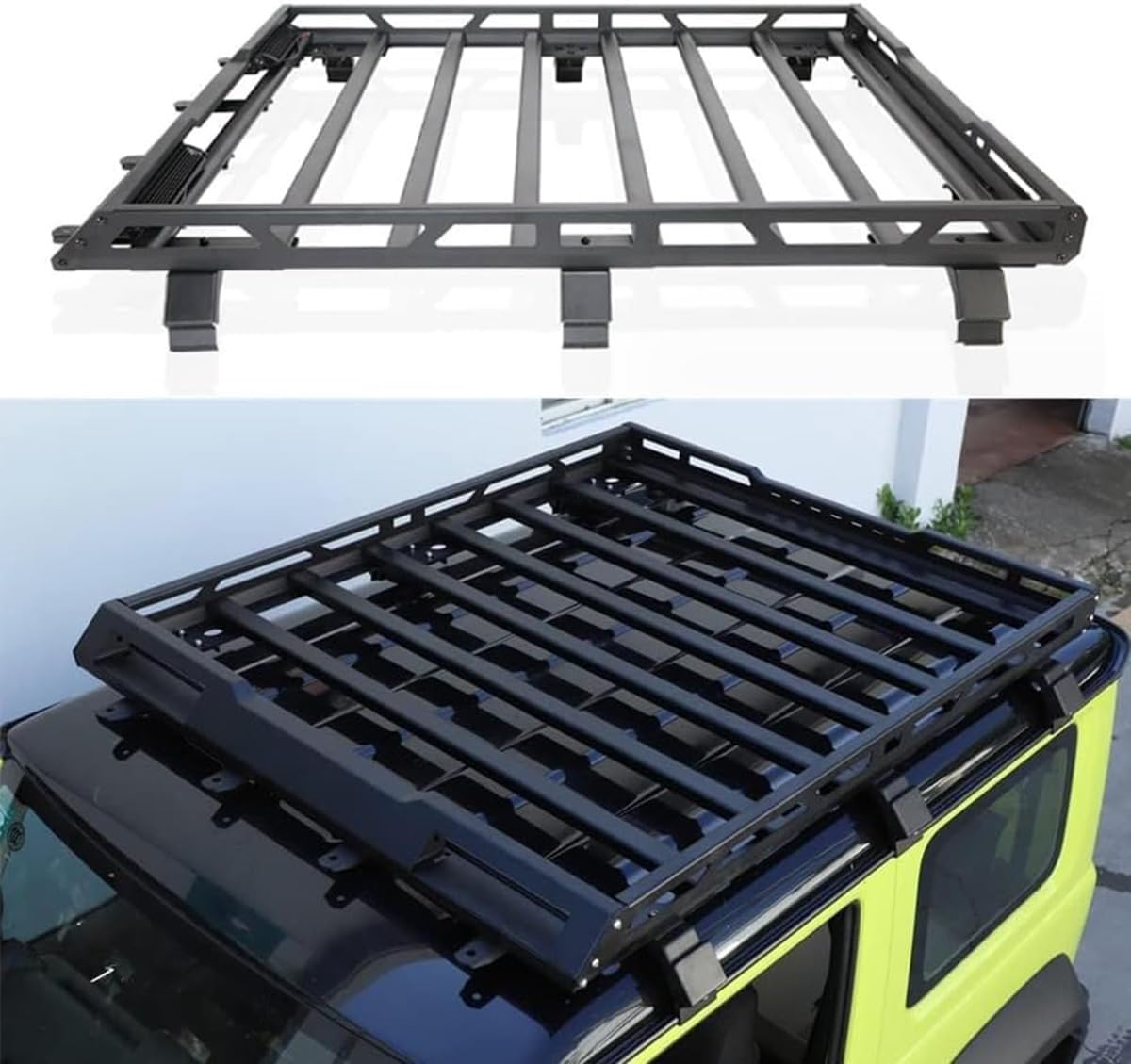 TYUMGXIAO Car Roof Racks for Suzuki Jimny JB64 JB74 2019-2024, 2Pcs Aluminum Automotive Roof Rack Bars Anti-theft Lockable Top Luggage Carrier Rails