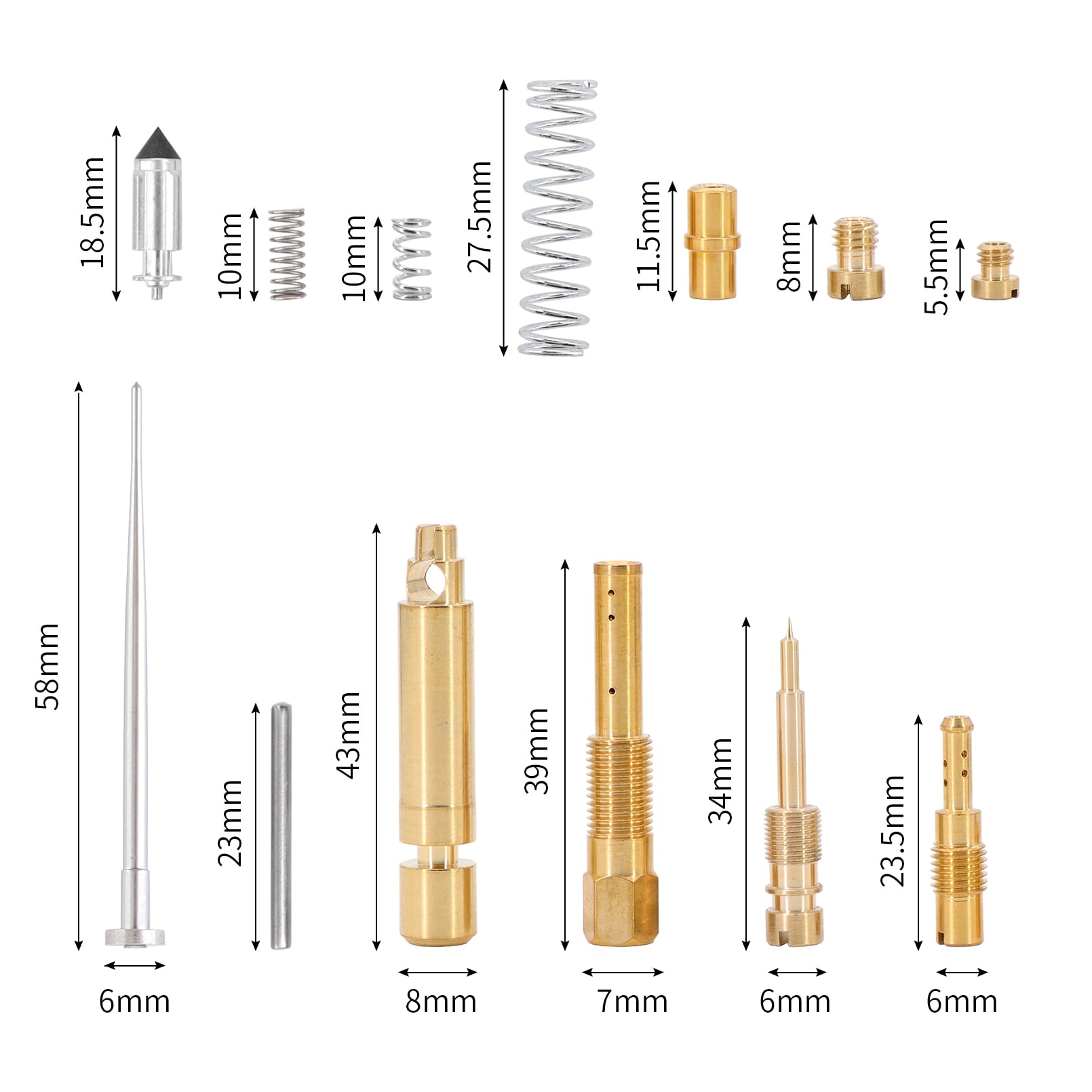 Powersports Parts S.U Carburetor Rebuild Kit For HIF4 SU Carburettor Service Kit WZX1850X... Powersports Carburetors - Foto 9