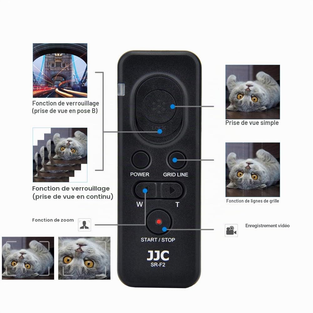 JJC RM-VPR1 Télécommande Filaire avec câble multiterminal, télécommande pour Sony RX0M2 RX100VII RX10IV Z-V1 A7RM4A A7RM4 A7RM3A A7R A7SM3 A7S A7M3 A7 A1II A1 A9 A6600 A6500 A6000 FDR-AX43 AX60 AX700