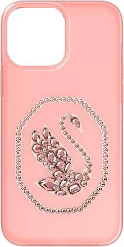 Miniatura 2 de Swarovski Signum - Funda para iPhone 13 Pro Max, color azul con motivo de cisne Swarovski y cristales de Swarovski azules, parte de la colección