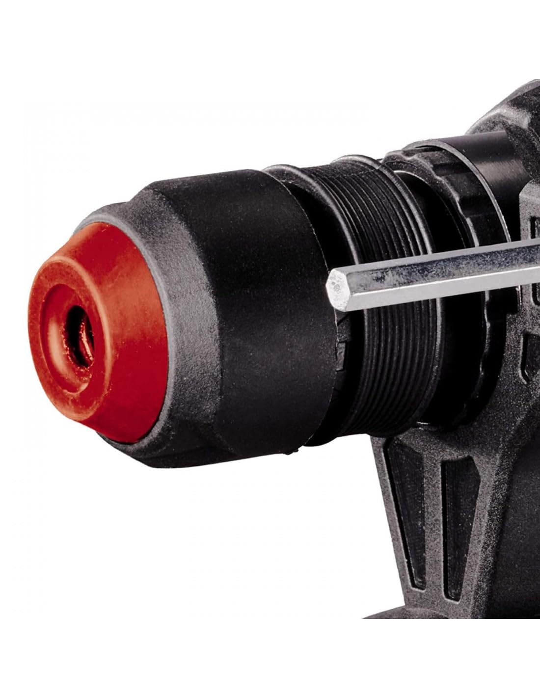 Einhell TE-RH 28 5F (950 W, 4500 min-1, 3 J odporność na uderzenia, blokada ciągłej pracy, pneumatyczny mechanizm młotka, SDS-plus, elektronika prędkościowa, metalowy ogranicznik głębokości wiercenia w zestawie E-box)