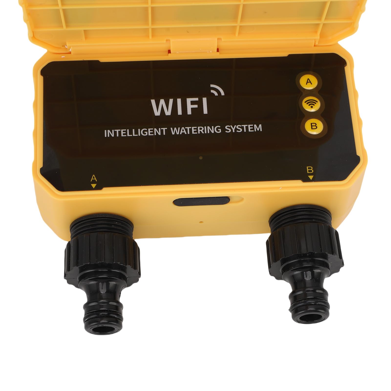 Haofy Automatisches Bewässerungssystem mit WiFi & Solarbetrieb 3200 mAh Akku für Garten, Rasen, Gewächshaus, Balkonbewässerung, Pflanzenpflege im Außenbereich