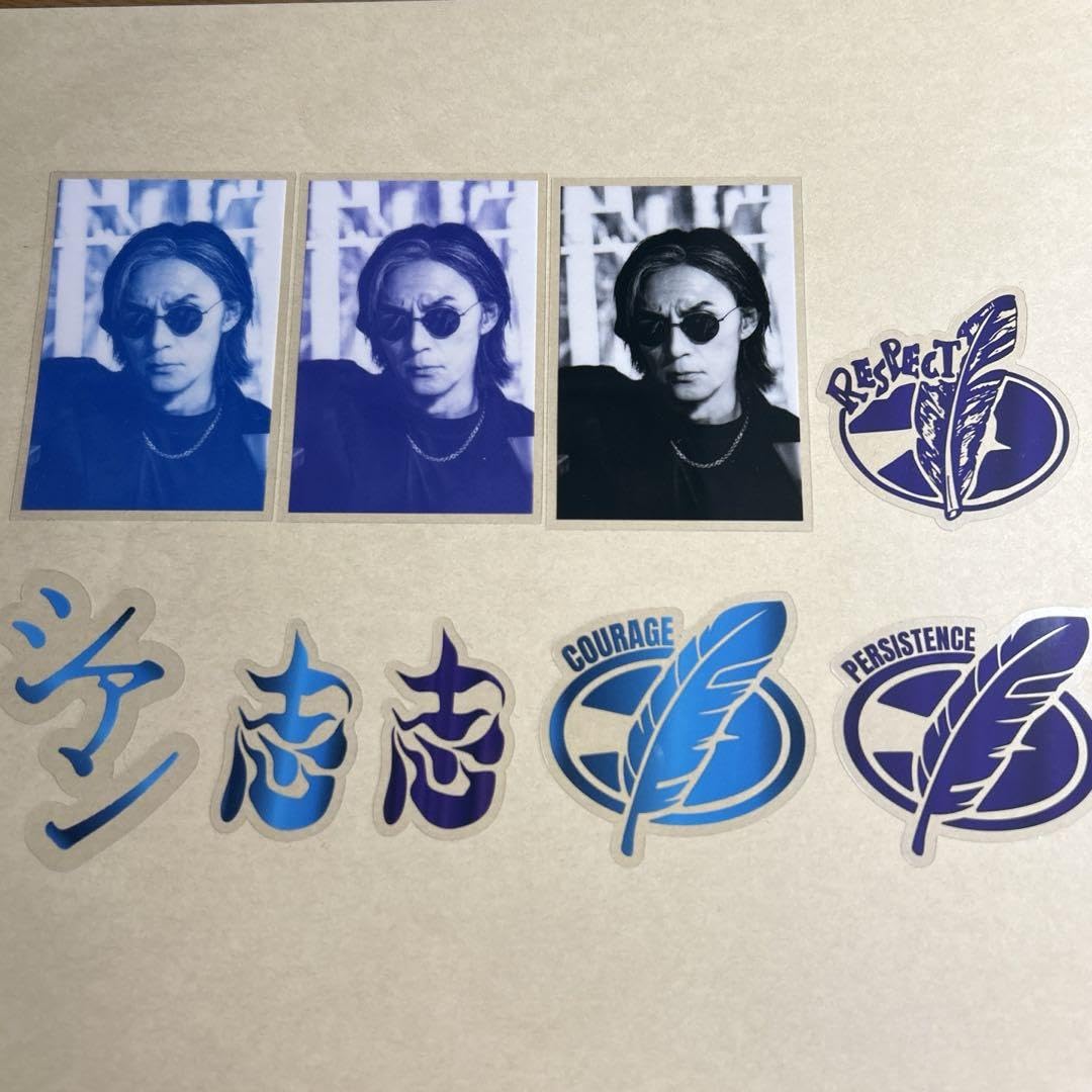 B'z ステッカーセット : B\u0027z 15th ステッカー セット 特典 くじ カード 15周年