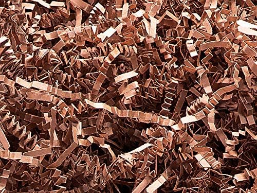 Natural Tan Crinkle Cut Shred 10 lb Box ~ Spring-fillÂ Shred (2 Boxes) - WRAPS-ZF10TA