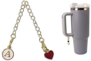 Water Bottle Charm - Engraved Initial Charm