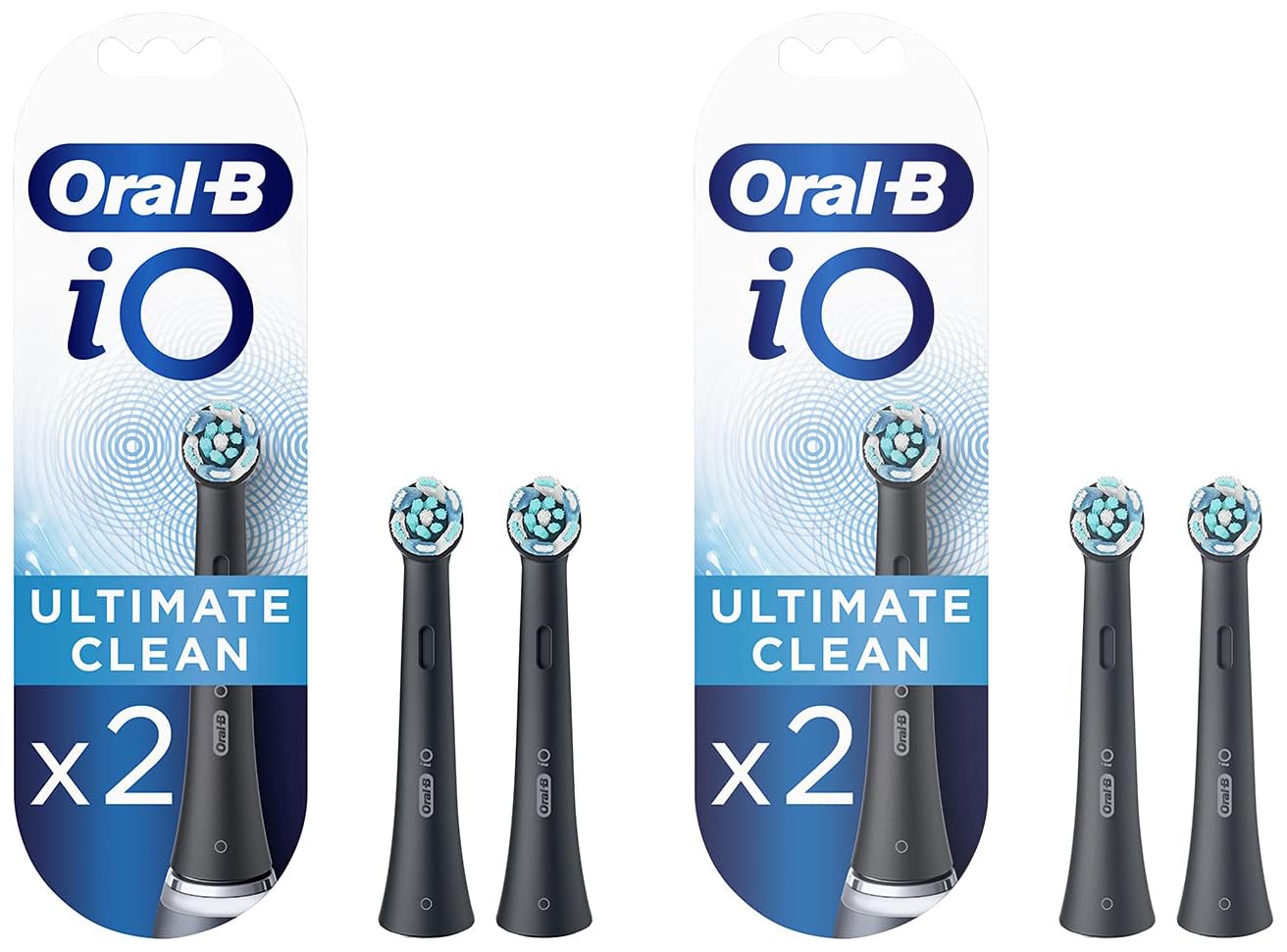 Oral B IO Electric toothbrush replacement brush heads (Pack of 2)