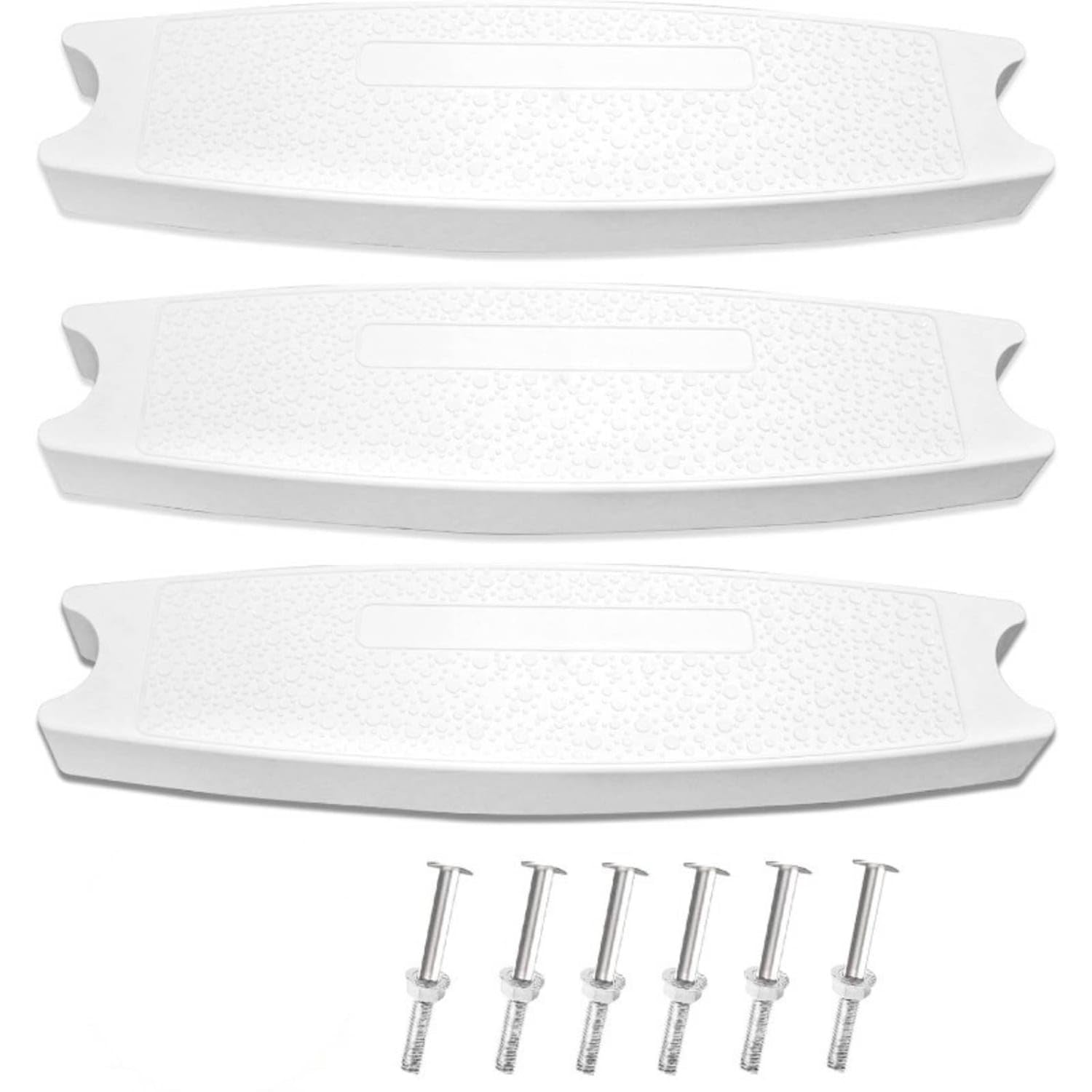 3 Pieces Pool Ladder Replacement Step for Outdoor Pools, Spas, Hot Springs, 3 PCS-image-41