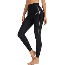 ATTRACO High Waisted Swim Pants for Women Long Womens Swim Leggings