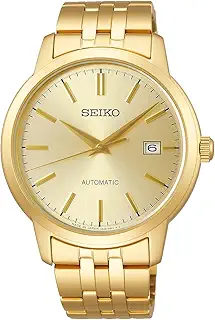 [セイコーウオッチ]SEIKO SELECTION SCVE062 メンズ腕時計 日本製 メカニカル 自動巻(手巻つき) 日付カレンダー搭載 シースルー・スクリューバック イエローゴールド 文字盤ライトゴールド ステンレススチール
