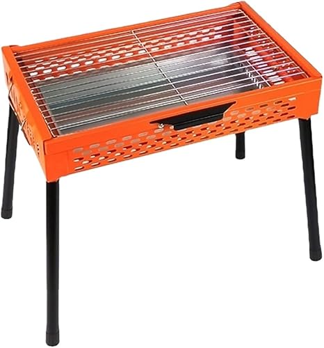 Parrilla de carbón para barbacoa, parrilla de carbón portátil, parrillas plegables de metal para picnic al aire libre, parrilla de carbón portátil,