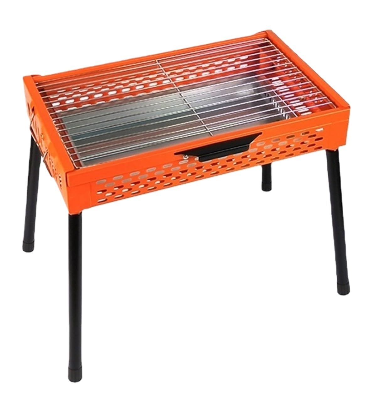 Outdoor Cooking Charcoal Grill Portable Barbecue Grills Foldable Metal BBQ Grills For Picnic Outdoor Cooking Camping Picnics