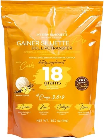 Protein My New Silueta Gainer Siluette Pro Helps Recover BBL Volume vainilla