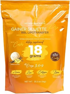 Protein My New Silueta Gainer Siluette Pro Helps Recover BBL Volume (vainilla)