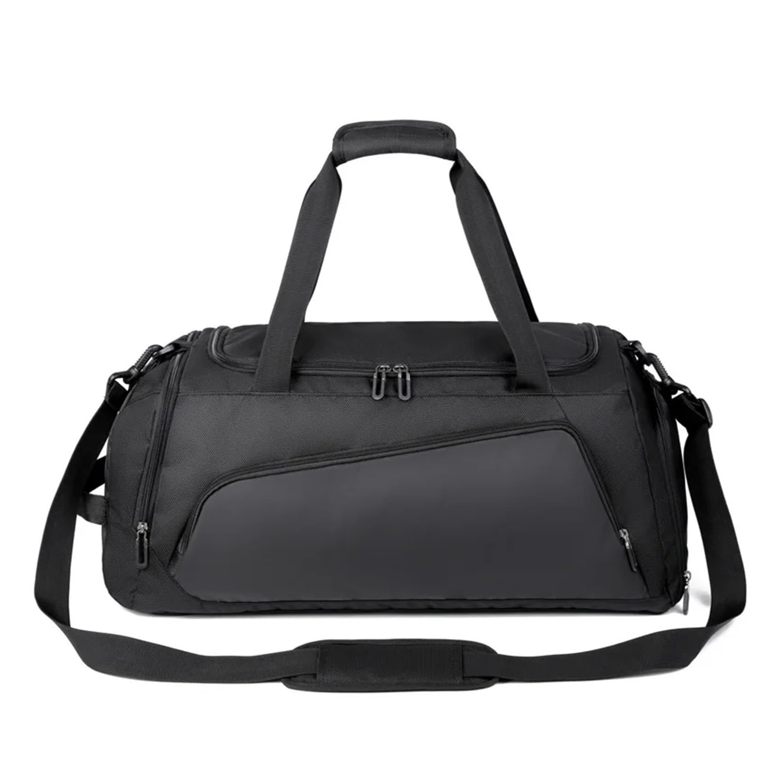 Sac de sport multifonction noir avec compartiments natation et gym - 8