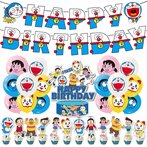 Avengers Palloncini per Feste 32pcs Doraemon Decorazione Compleanno per Bambini Vendicatori con Decorazioni per Torta