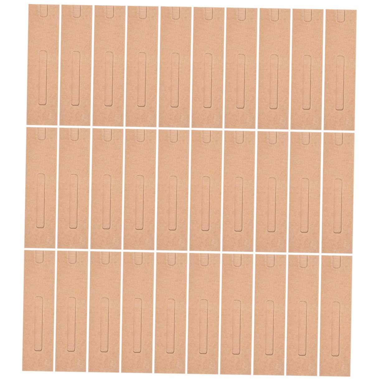 Gadpiparty 150 pezzi Bustine Portapenne Carta Kraft Resistente con Finestra Confezione Custodia Elegante per Penne Ufficio Scuola e Souvenir Design e per Protezione e Conservazione