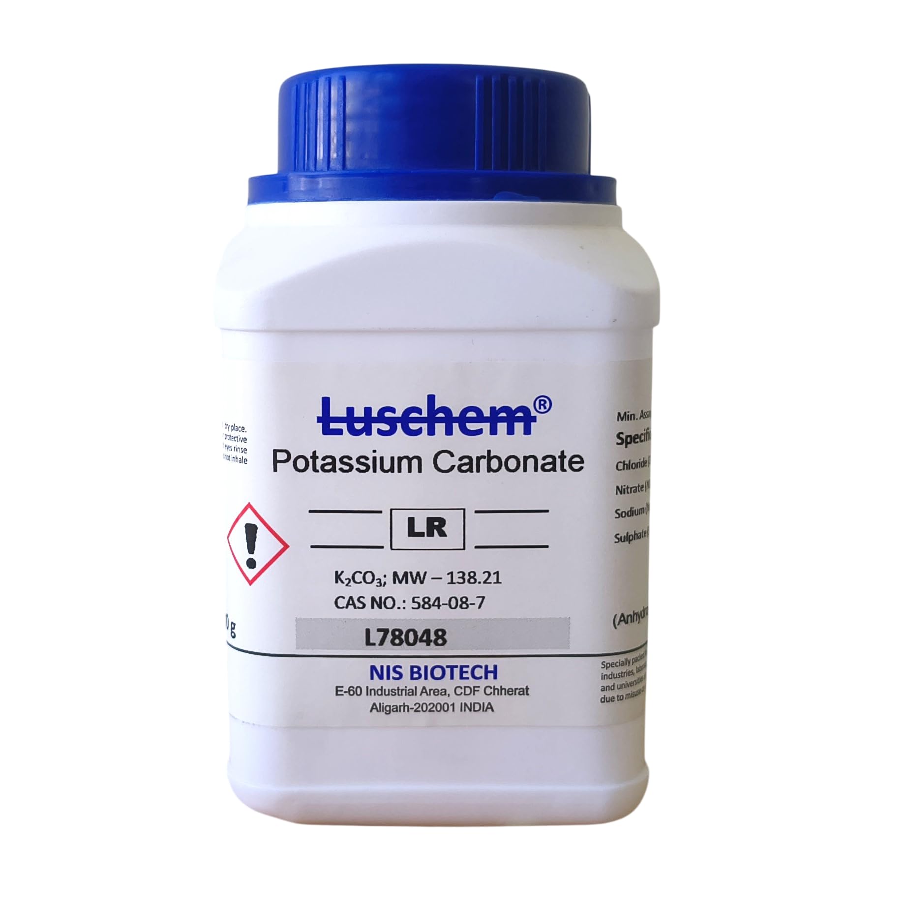 Potassium Carbonate (K₂CO₃) 99% Pure – Industrial, Electroplating & Laboratory Grade Powder | Water Softening, Glass Making, Soap Production, pH Regulator | High Purity-image-12