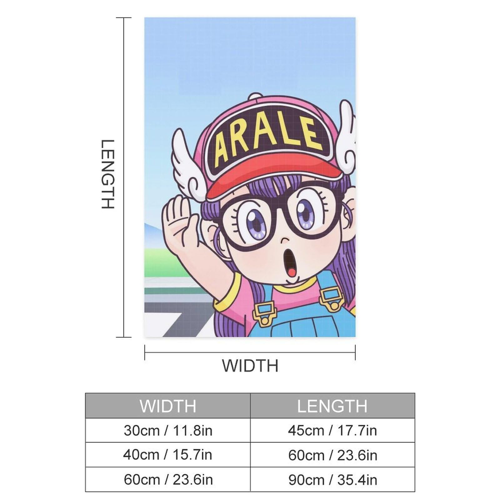 Dr.スランプアラレちゃん アートポスター A2 DEATH NYC 同梱割引可 Dr.スランプアラレちゃん アートポスター A2 DEATH NYC 同梱割引