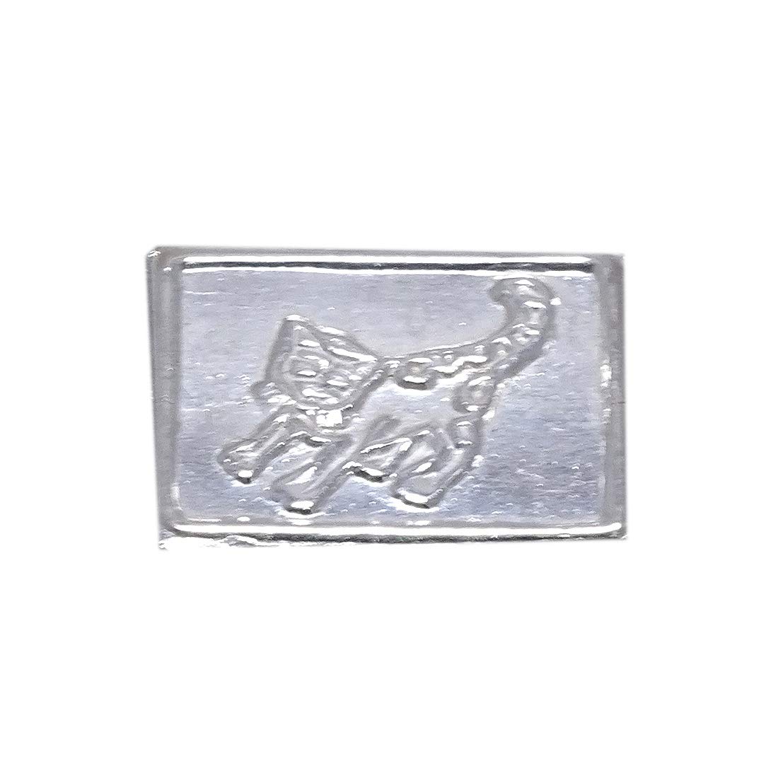 Sahiba Gems Pure Silver Square Piece Silver Cat/Chandi Ki Billee ~ Pooja Items (Chandi ki Cat) (B07VY27Y8W) Amazon Price History, Amazon Price Tracker