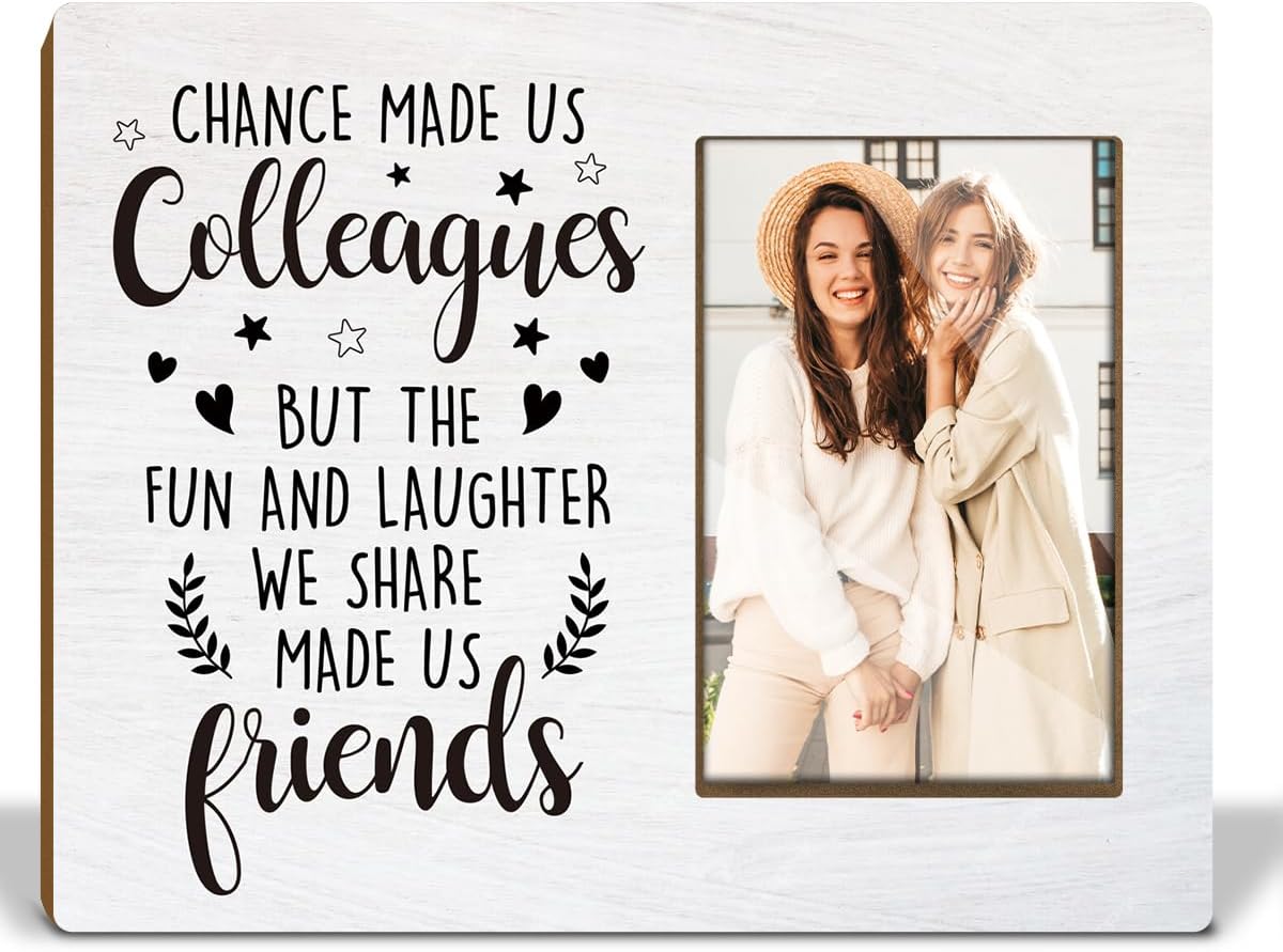 Friendship Picture Frame, Coworker Gifts For Women BFF Friends, Friends Frame Friends Door Frame Best Friends Picture Frame Personalized Photo Frame Picture Gifts Wooden Photo Frame /44