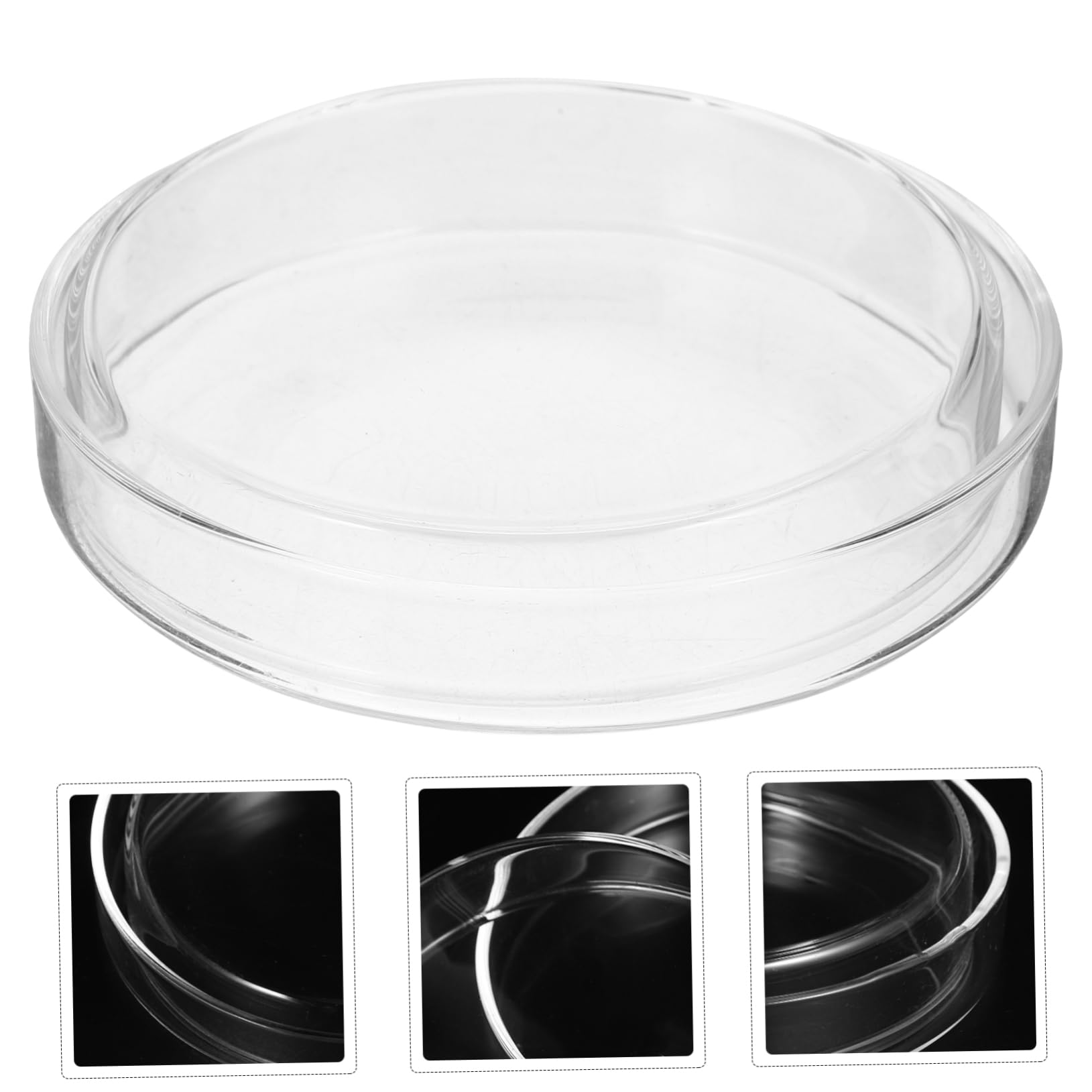 15 Piezas De Petri Placas De Agar De Bandeja De Cultivo Plato Redondo De Agar Soporte De Cultivo De Laboratorio Bandeja De Cultivo De Química Plato De Cultivo De