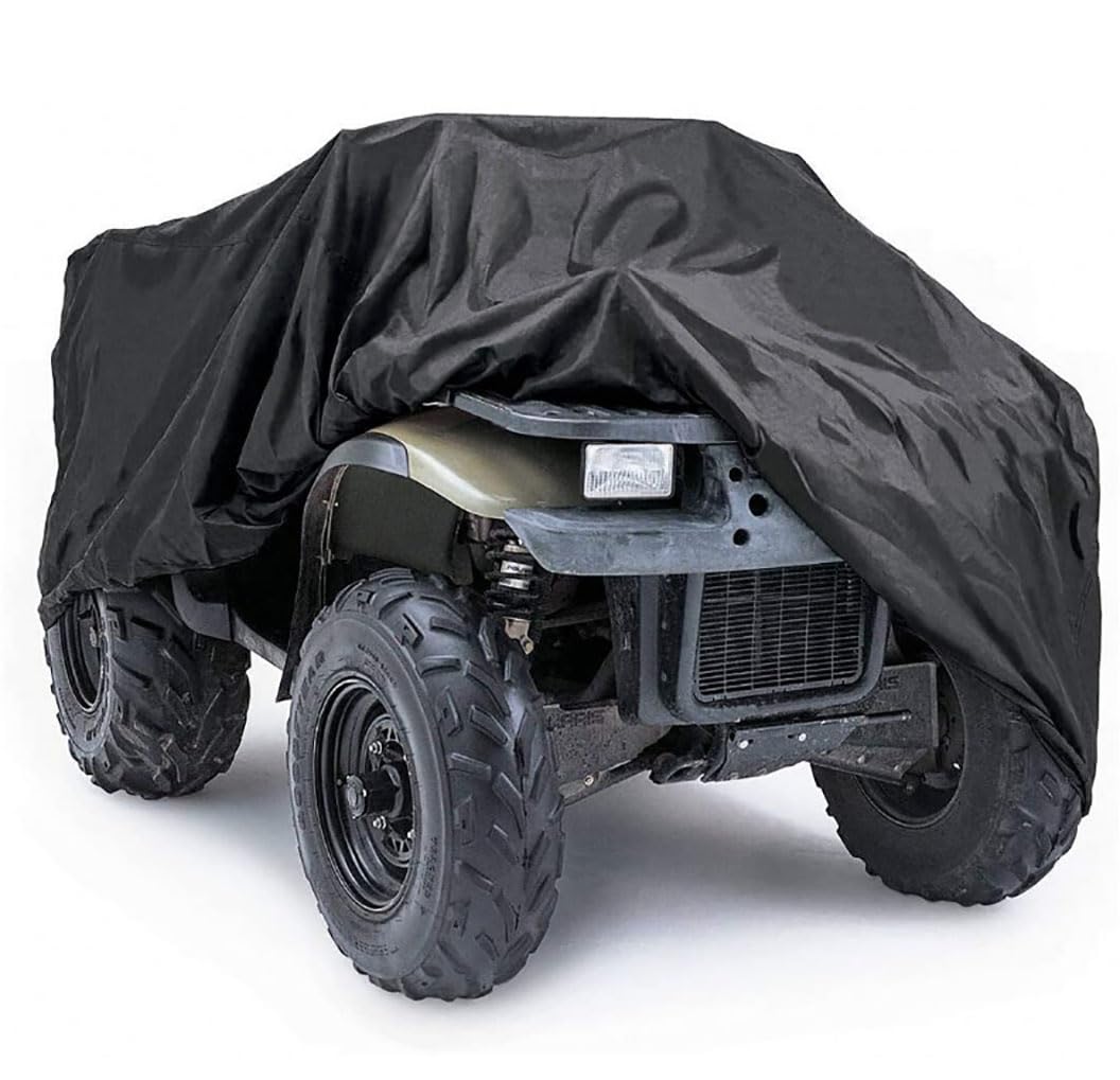 芝刈り機カバー トラクターカバー トラクター用サンフード 高耐久 210D オックスフォード 防水 プッシュ芝刈り機 防水カバー ユニバーサル UV 保護 ユニバーサルフィット 雪よけ 防風 防雨 耐紫外線 反射熱 ドローストリングと収納袋付き (M（177＊110＊110 cm）)