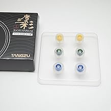 Linsoul Tangzu Tang Sancai Wide Bore Silicone Earplugs for In-Ear Earphones Replacement Tips (S+M+L, 3 Pairs)