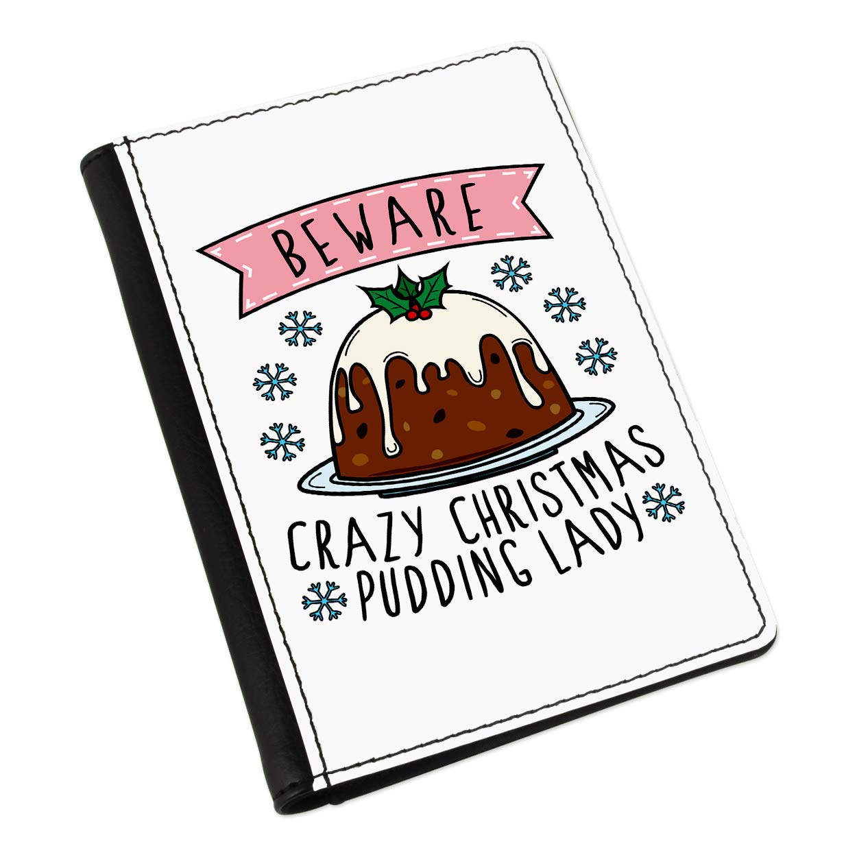 Protège-passeport pudding de Noël pour femme par Gift Base