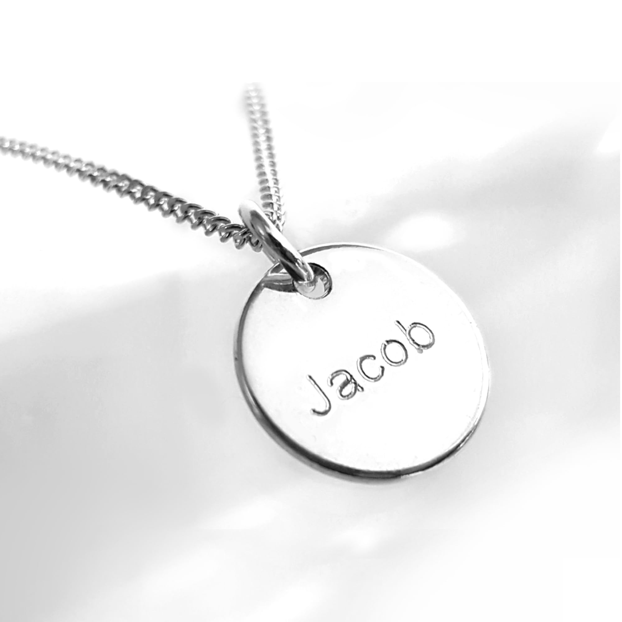Personalisierte Kette mit Gravur, 925 Silber oder Vergoldet