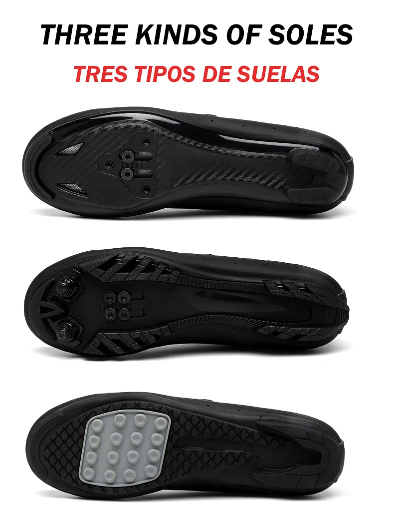 Buty Rowerowe Męskie, Męskie Buty Rowerowe Na Rowerze Drogowym, Oddychające Bez Poślizgu Buty Na Rowerach, Buty Rowerowe, Buty Szosowe(44, White-MTB)