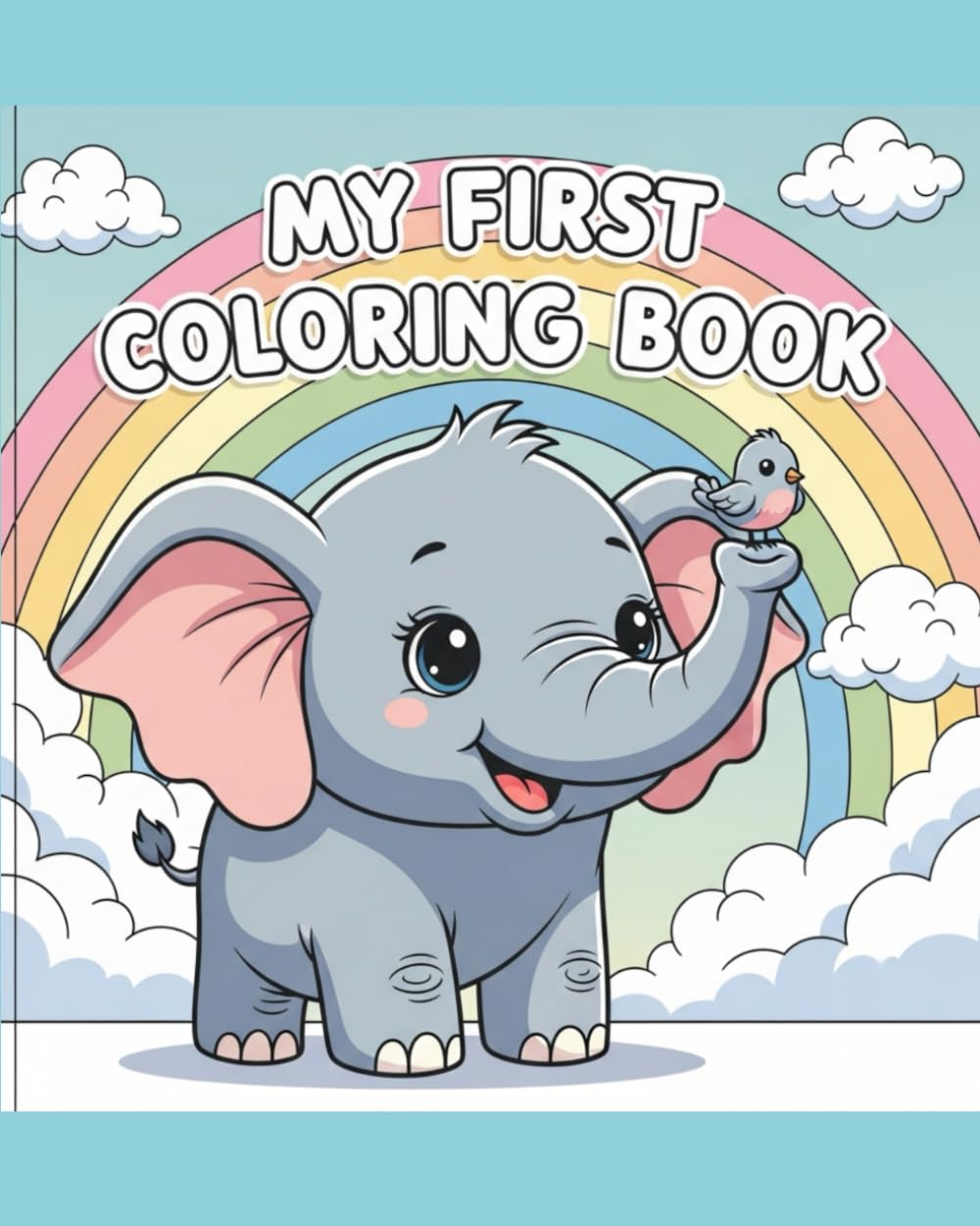 Super Cute Kawaii Coloring Book for Kids: 52 Adorable Pages of Animals, Space Adventures, and Fun Characters to Color