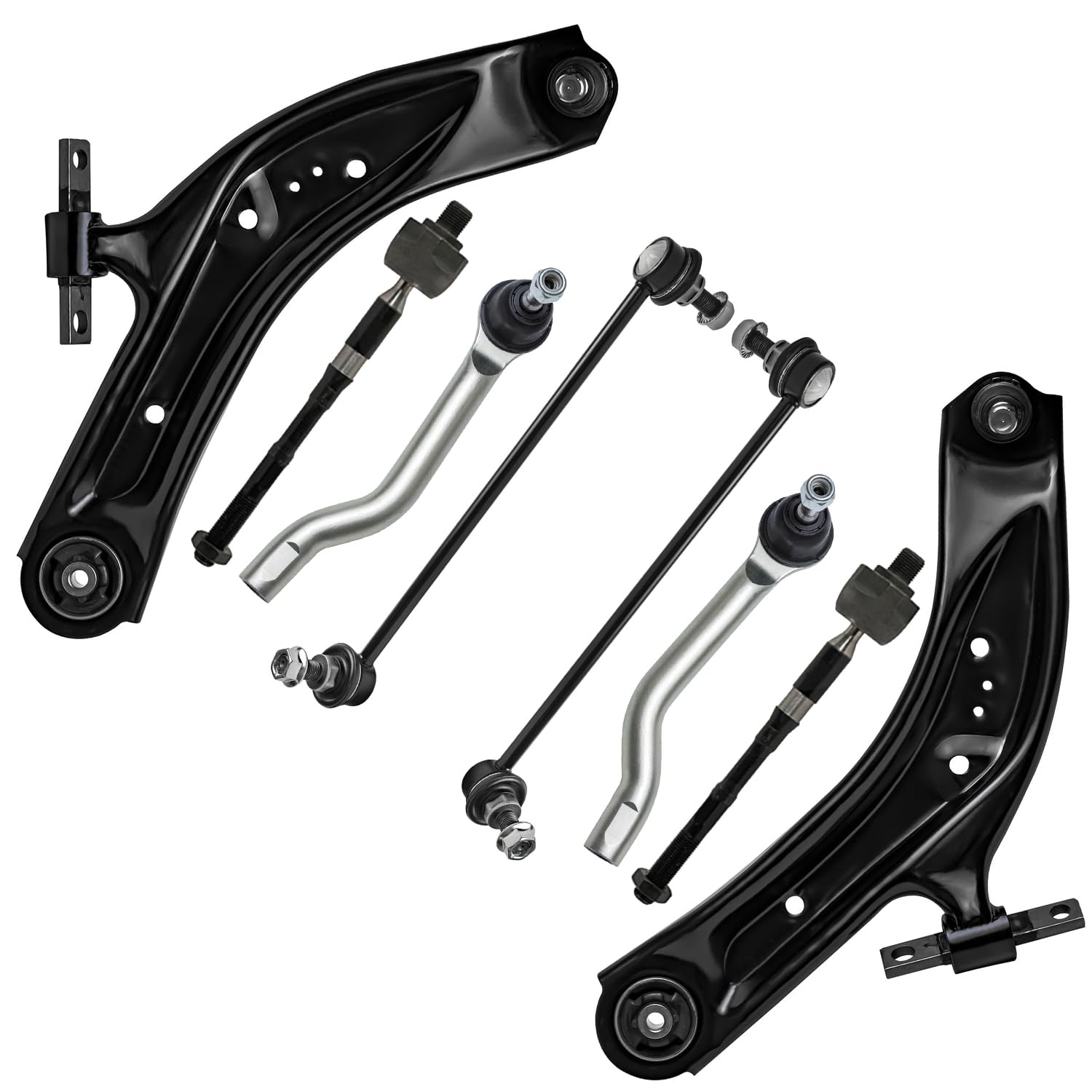 Detroit Axle - Front 8pc End Suspension Kit for 2014-2019 Nissan Rogue