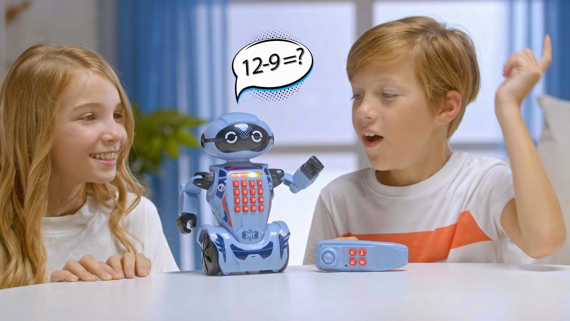 Silverlit YCOO - Robot educativo DR7 (20 cm) - Robot programmabile e radiocomandato con 7 diverse funzioni educative (20 cm) - da 5 anni
