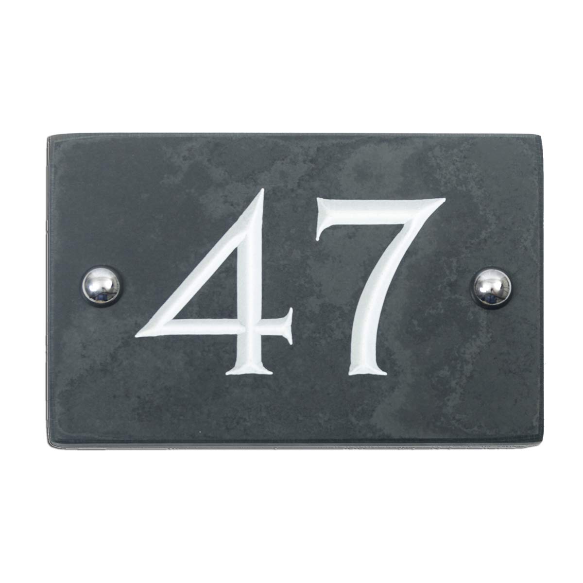 Slate Engraved House Number 47
