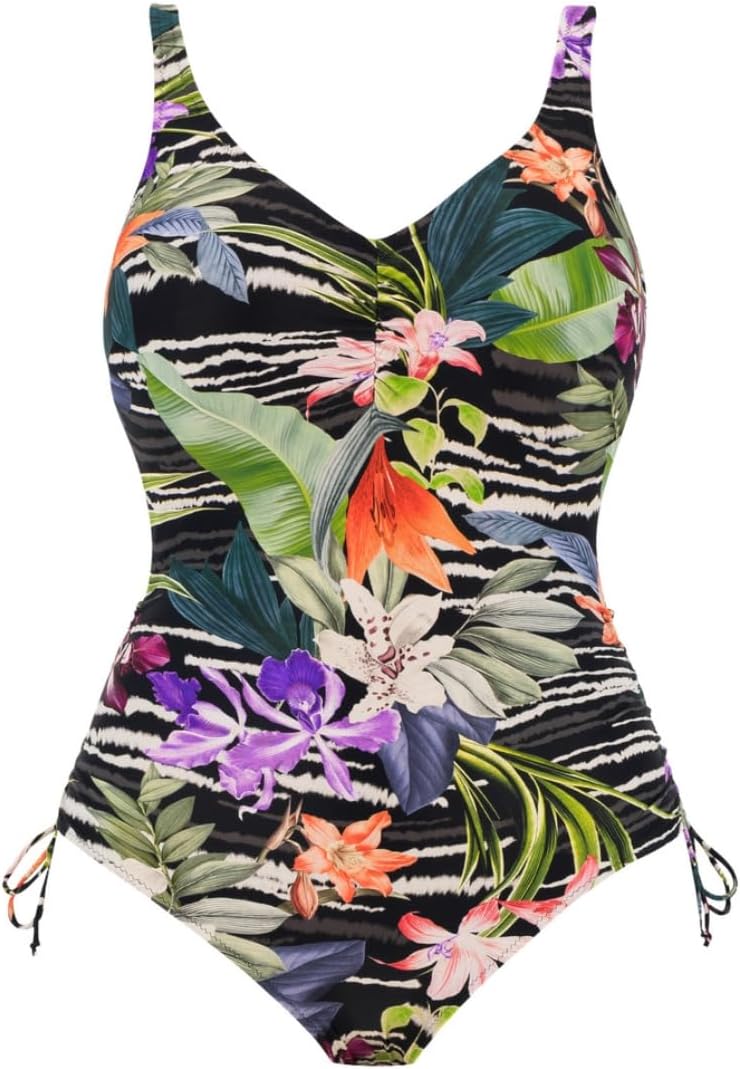 Fantasie Women's Maldives Underwire V-Neck Swimsuit with Adjustable Leg
